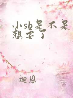 小sb是不是又想要了