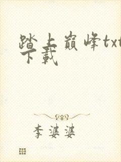 踏上巅峰txt下载