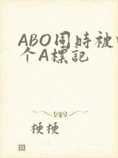 ABO同时被四个A标记