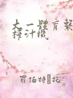 大一体育系精牛榨汁机