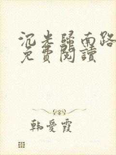 沉光归南路全文免费阅读