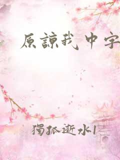 原谅我中字