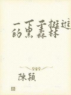 一下子挺进浓密的黑森林