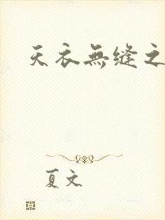 天衣无缝之极限