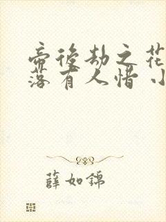 帝后劫之花开花落有人惜 小说