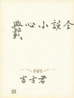 典心小说全集下载