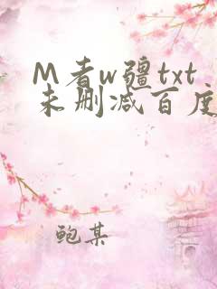 M者w疆txt未删减百度云
