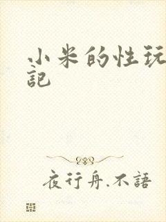 小米的性玩具日记