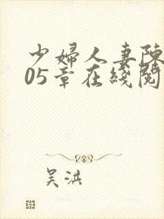 少妇人妻陈艳105章在线阅读