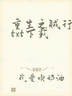 重生之贼行天下txt下载