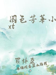 国色芳华小说txt