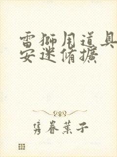 雷狮用道具玩哭安迷修扩