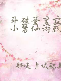 斗破苍穹寂寞的小医仙游戏世界