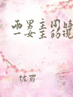 两男主同时拥有一女主的现言