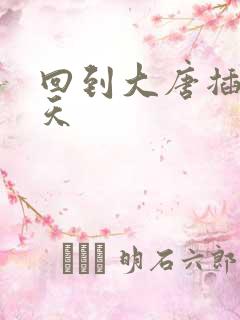 回到大唐插武则天