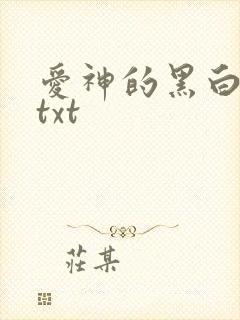 爱神的黑白羽翼txt