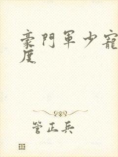 豪门军少宠妻无度