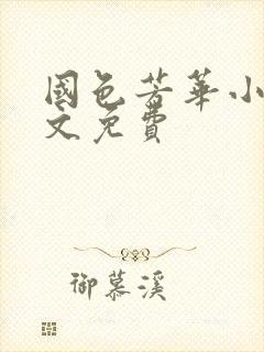 国色芳华小说全文免费