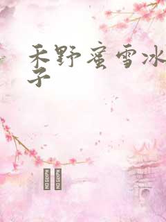 禾野蜜雪冰城本子
