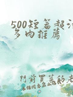 500短篇超污多肉推荐