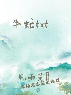 牛虻txt