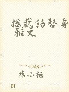 总裁的替身前妻 雅文