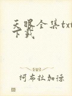 天眼全集txt下载