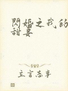 闪婚之我的惹火甜妻