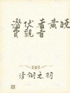 潜伏者黄晓明免费观看