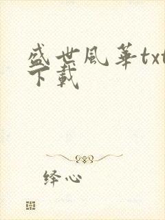 盛世风华txt下载