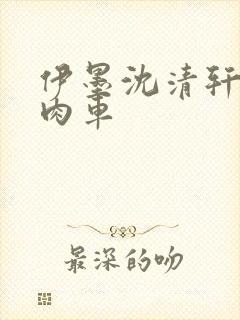 伊墨沈清轩人蛇肉车