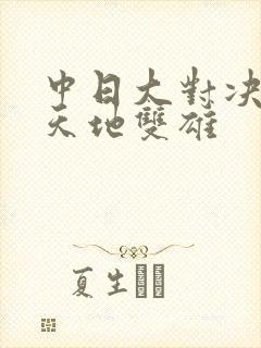 中日大对决  天地双雄