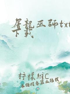 屠龙巫师txt下载