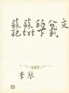 苏苏的公交车日记txt下载