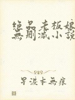 绝品老板娘完整无删减小说