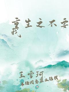 重生之不要爱上我