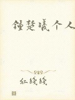 钟楚曦个人简历