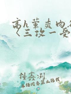 高h荤爽肉欲文〈三攻一受