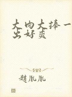 大肉大捧一进一出好爽