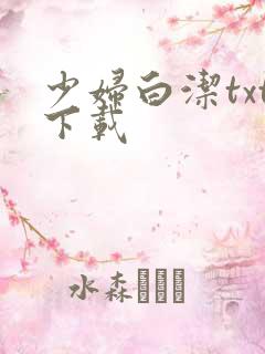 少妇白洁txt下载