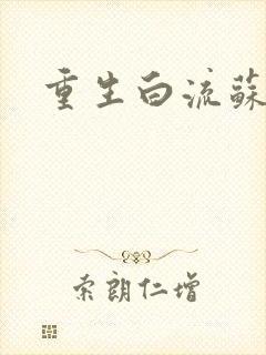重生白流苏