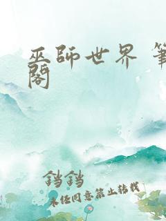 巫师世界 笔趣阁
