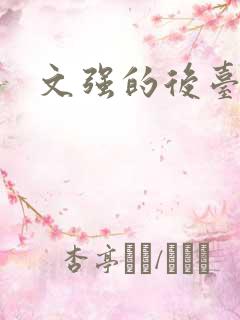 文强的后台是谁