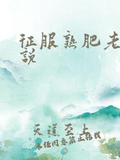 征服熟肥老妇小说