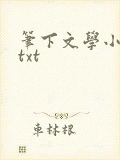 笔下文学小说网txt