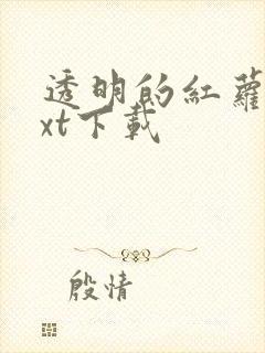 透明的红萝卜txt下载