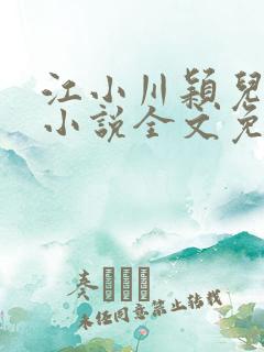 江小川颖儿穿越小说全文免费阅读