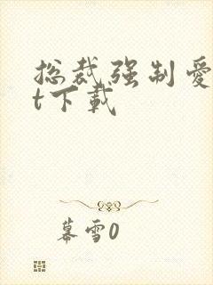 总裁强制爱txt下载