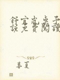 舒宜岚卓予淮小说免费阅读全文