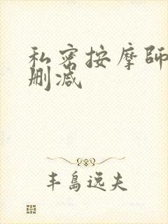 私密按摩师 未删减